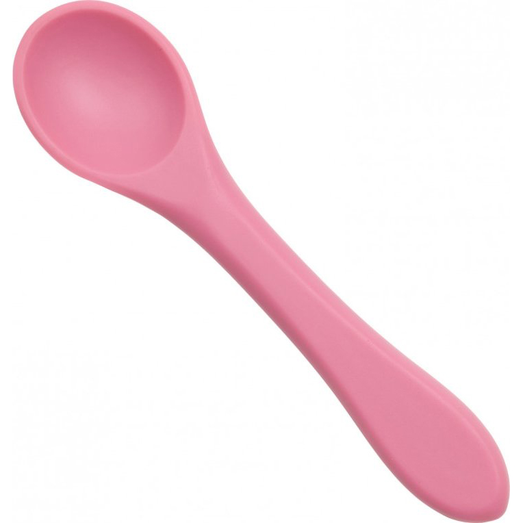 Силиконовая ложечка розовая