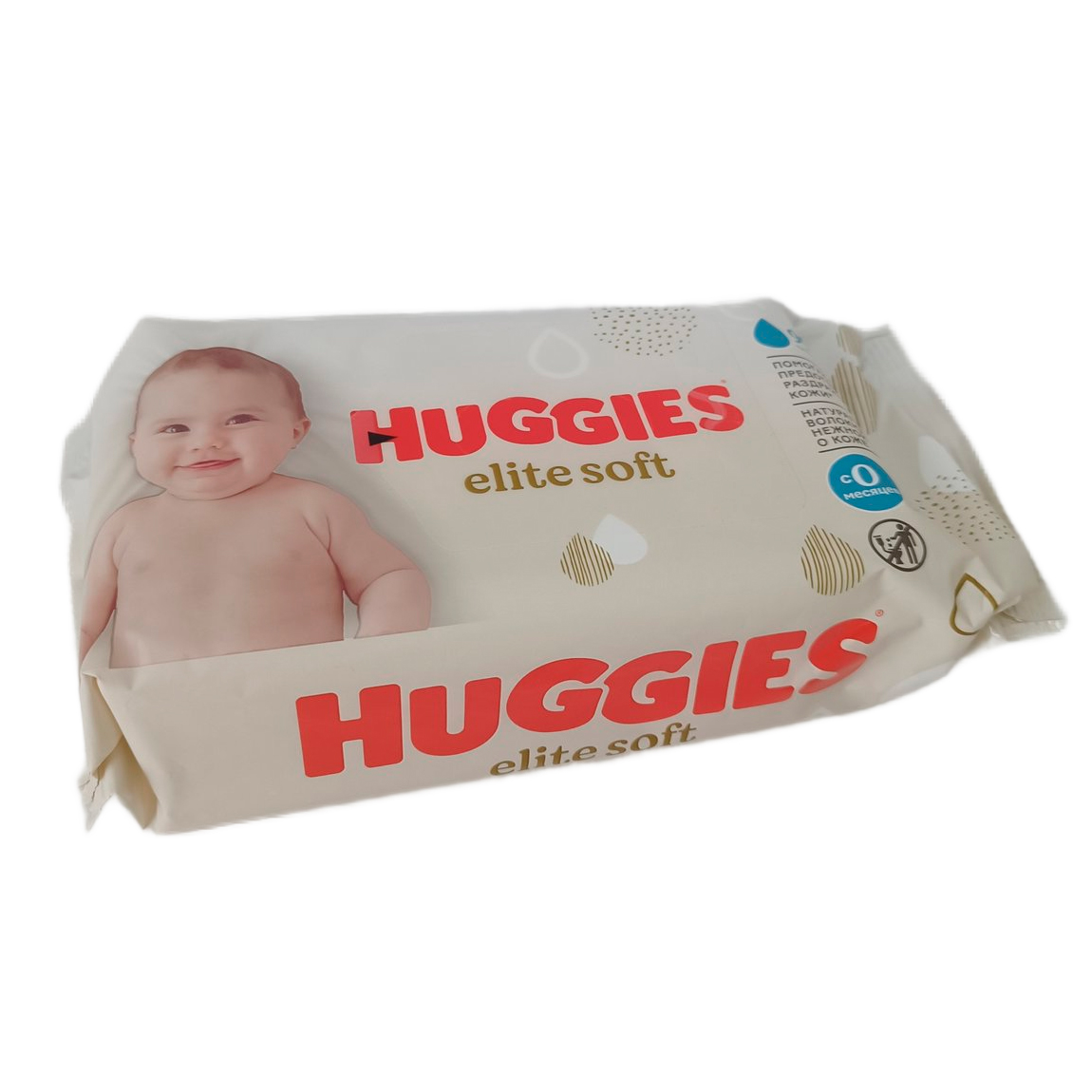 Влажные салфетки Huggies Elite Soft: 56 штук