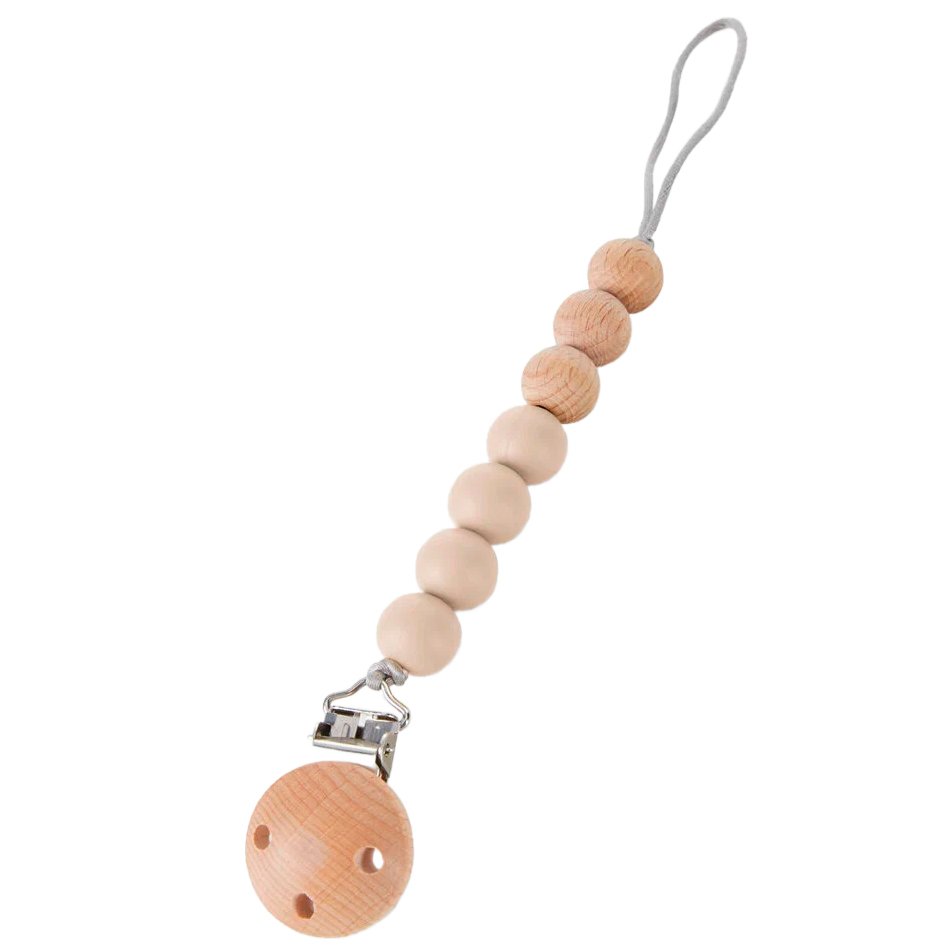 Держатель для пустышки, бежевый