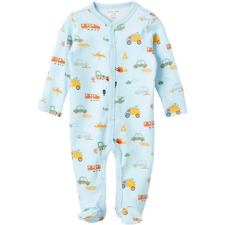 Комбинезон-слип "Птенчик и машинки", размер 62-68