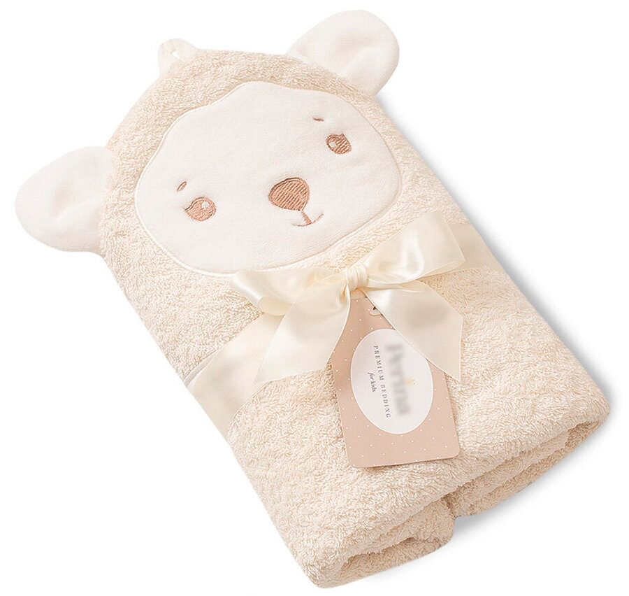 Махровое полотенце-уголок из 100% хлопка Овечка