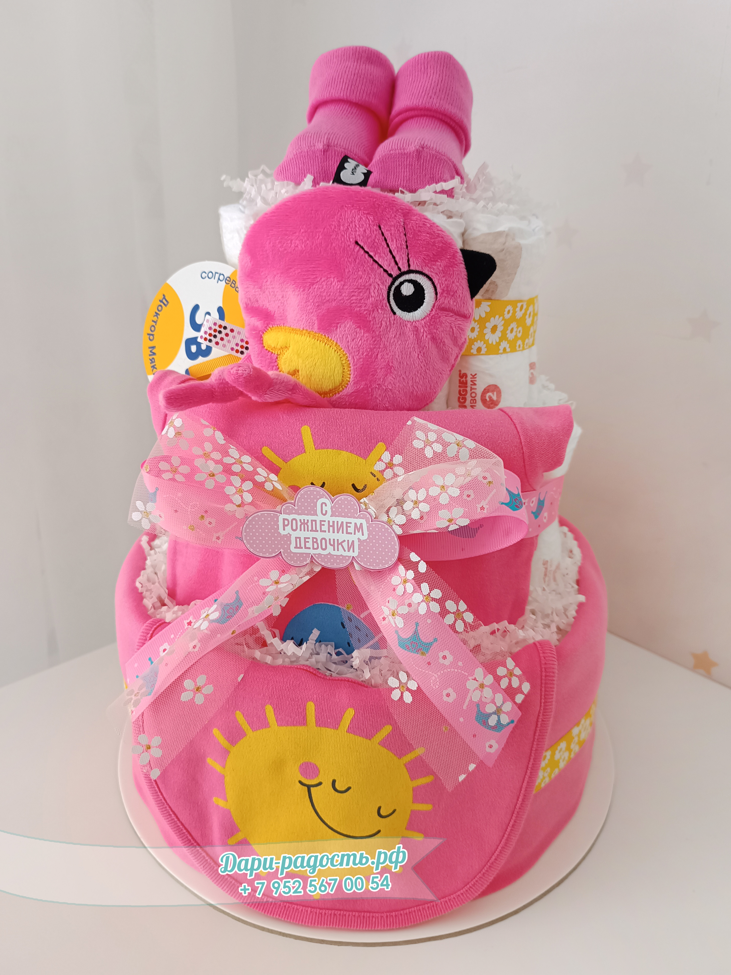 Копия Тортик из подгузников для девочки 