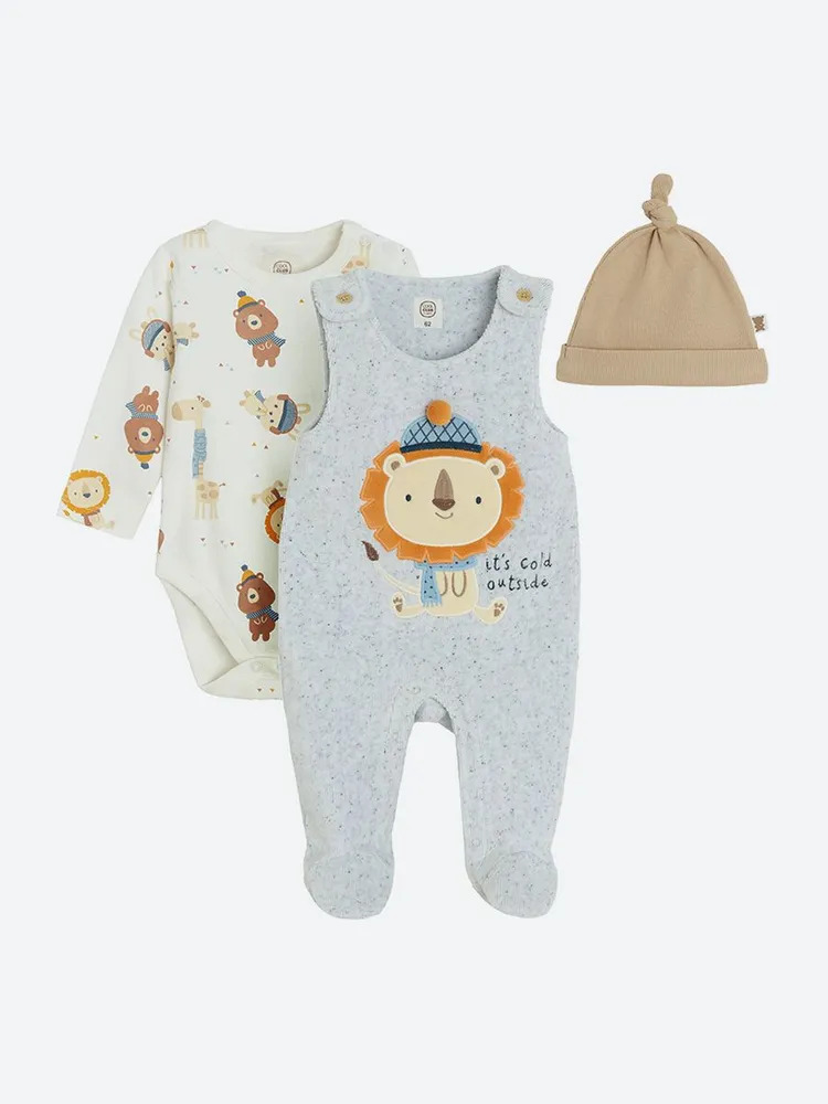 Подарочная корзина на рождение мальчика "Цирк" 12 предметов + 1 подарок