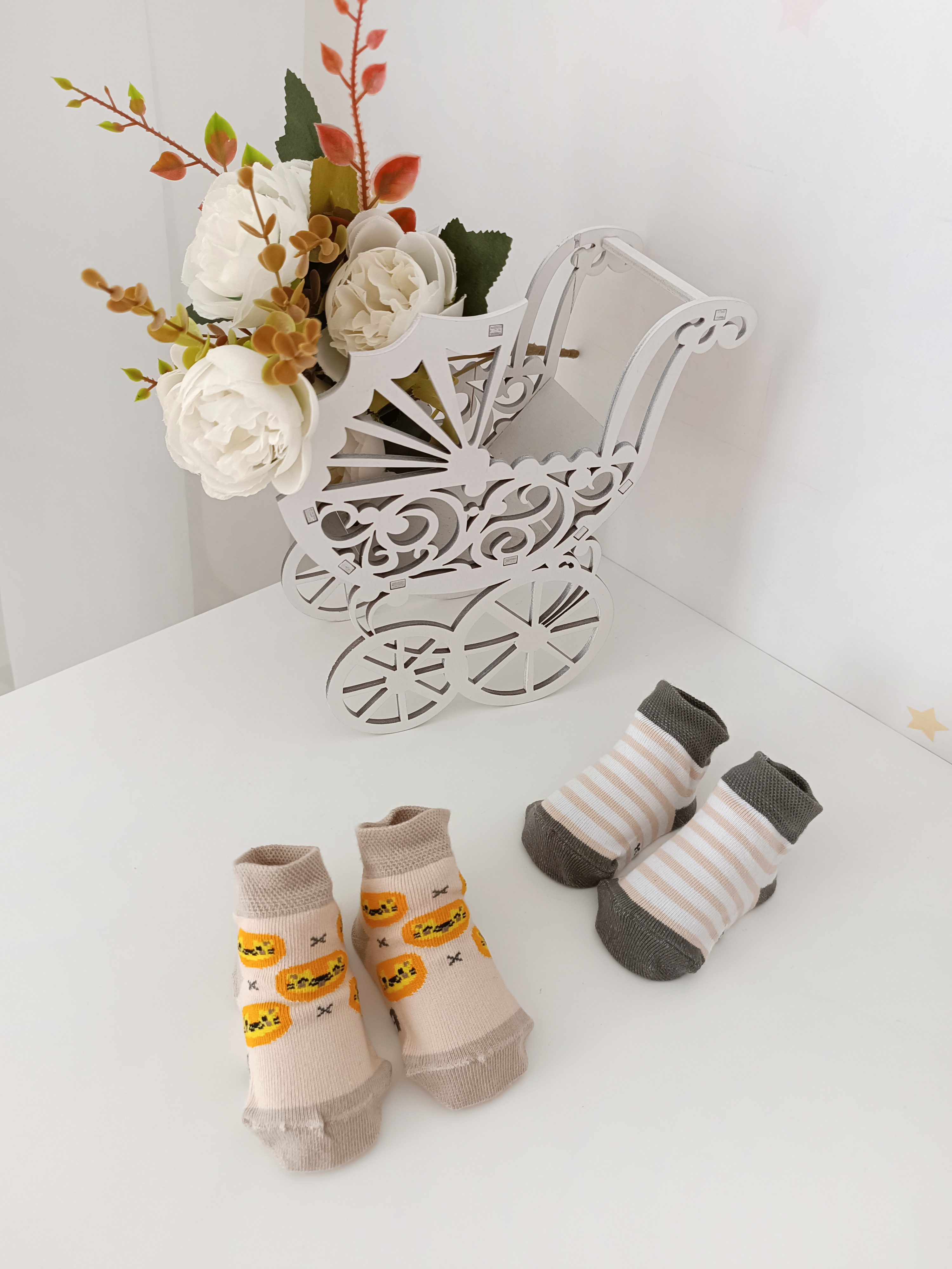 Торт из памперсов "Лев" на рождение мальчика