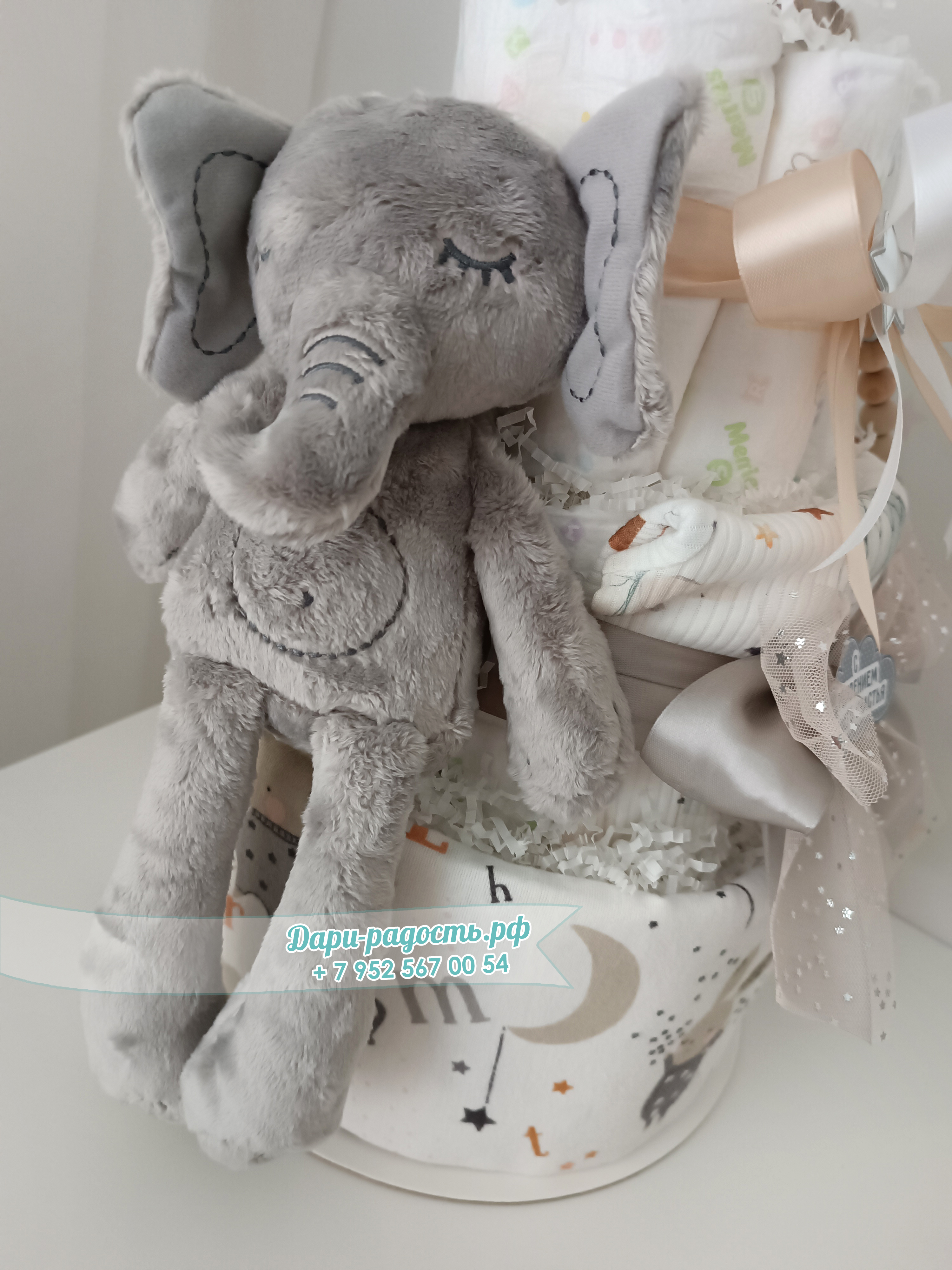 Копия Тортик из подгузников на рождение ребёнка 